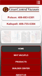 Mobile Screenshot of grancentralvacuum.com